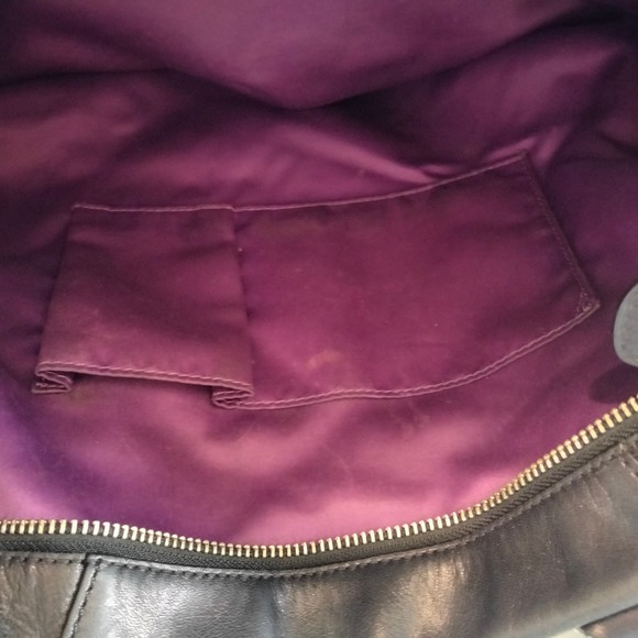 Coach Black Leather Purse Satchel Handbag - Picture 7 of 16